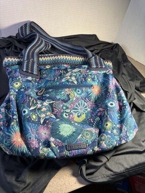 Sakroots Blue Seascape Shoulder Bag